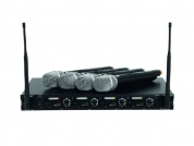 Omnitronic UHF-4 wireless microphone system